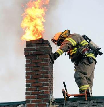Chimney Fire in Oxfordshire